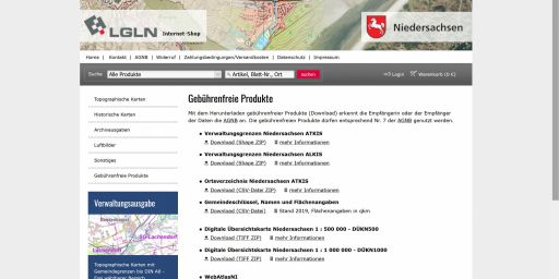 Geoportal Niedersachsen