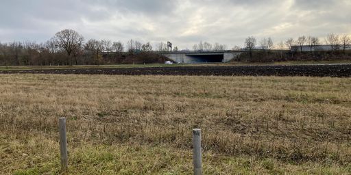 .. auf dem Feld und die nächste Straße 5km entfernt