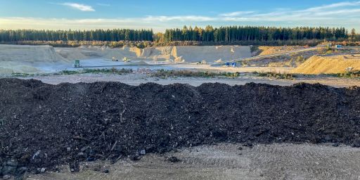 Kiesabbau der Firma Glück