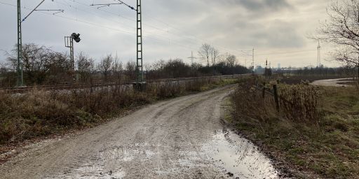 Wanderweg am Stadtrand